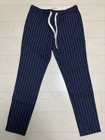 오리지널 빈티지 스타일 이지 팬츠 스트라이프 패턴 미사용품