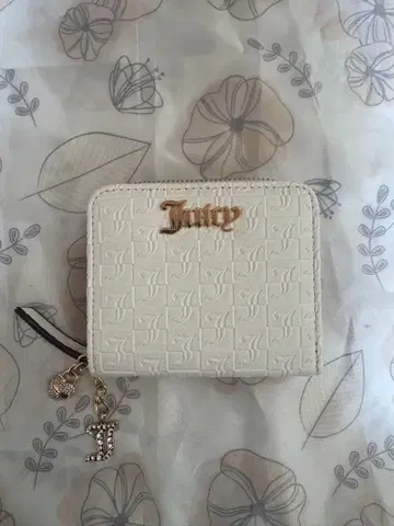 Juicy Couture 접이식 지갑 화이트