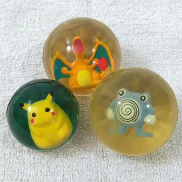 포켓몬 슈퍼볼 3개 세트 피카츄 리자몽 니드런