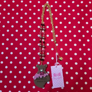 Angelic Pretty 진저 곰 비스킷 목걸이