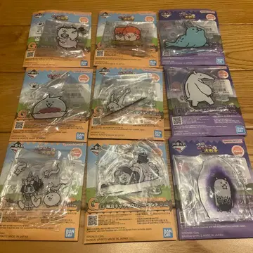 냥코 대전쟁 제일복권 아크릴 스탠드 9개 세트