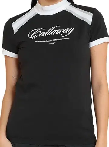 캘러웨이 C25134203 여성용 모크넥 블랙 M 사이즈