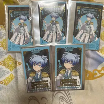 애니메이션 암살교실 애니메이트 카페 시오타 나기사 금박 카드 묶음 판매