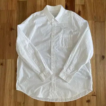 [ stein ] 오버 사이즈 셔츠 화이트 22AW