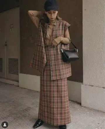 AMERI OTONA WRAP VEST SET UP DRESS