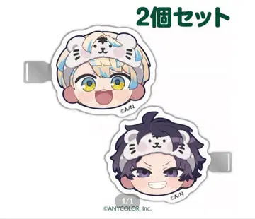 니지산지 히바치 마나 사에키 잇테츠 VT 헤어 클립 세트