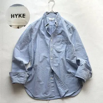 HYKE 옥스퍼드 셔츠 블라우스 버튼 다운 1 일본제