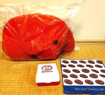 돔돔 햄버거 타이토 복권 A상 아주 큰 봉제 인형 + E상