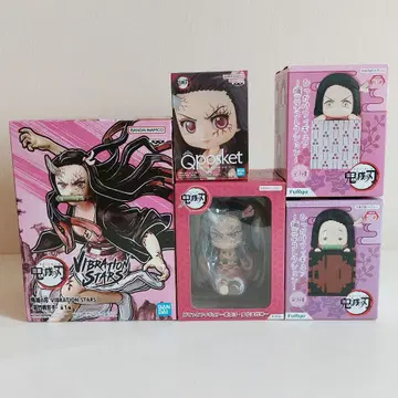 귀멸의 칼날 Qposket 폿테토 히캇케 피규어 네즈코 종합 세트