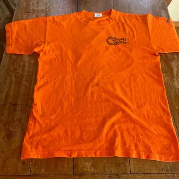 Langlitz Leathers T셔츠 오렌지 L 사이즈 미국제