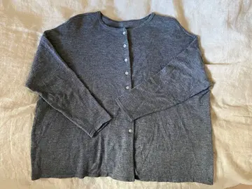 STAMP AND DIARY 와이드 2way 가디건