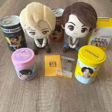 BTS 정국 태태 V 봉제 인형 캔 세트