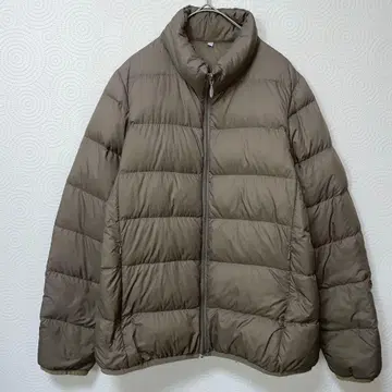 무인양품 다운 자켓 경량 브라운 캐주얼 심플 L