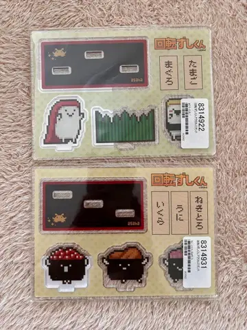 회전초밥군 아크릴 스탠드 asaha 픽셀 아트 도코도코 토끼