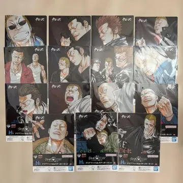 제일복권 크로우즈 x 워스트 방랑 까마귀들 클리어 파일 15종 세트