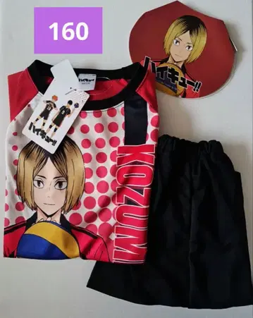 하이큐!! 룸웨어 코즈메 켄마 160 반팔 반바지 파시오스