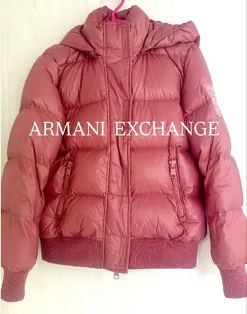 [아르마니 익스체인지] ARMANI 다운 자켓 핑크 S사이즈