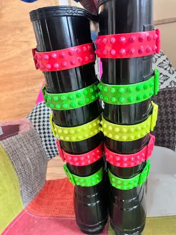 Hunter 레인부츠 클레이지 스터드 벨트 23.5