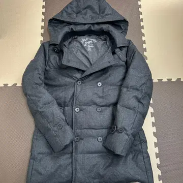 SHIPS 헝가리산 화이트 구스 다운 울 패브릭 다운 코트