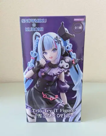 트리오-트라이-아이티 피규어 유키 미쿠 x 쿠로미