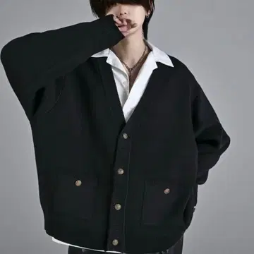 [ ADRER ] 엑스트라 퀄리티 헤비 웨이트 자카드 니트 가디건