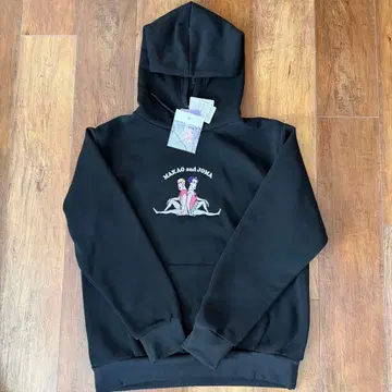 짱구는 못말려 마카오와 조마 후드티 블랙