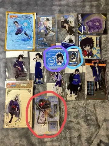 낱개 판매 OK NARUTO 우치하 사스케 아크릴 스탠드 묶음 판매