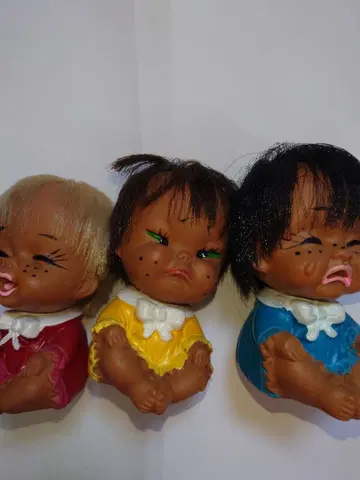 쇼와 레트로 소프트 비닐 인형 이와이 산업 일본제