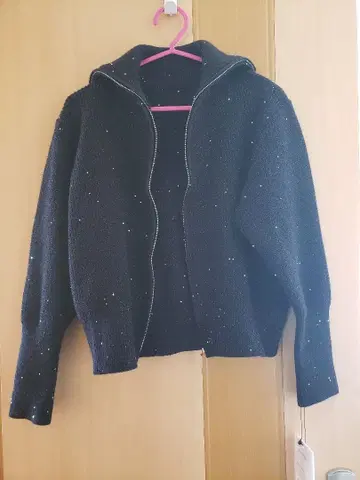 반짝이는 스팽글 니트 가디건