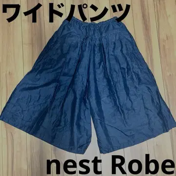 [ 인기 ] nest Robe 린넨 100% 와이드 팬츠
