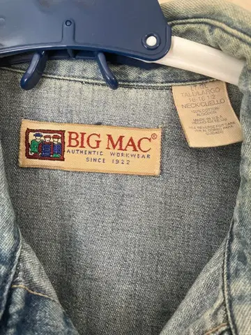BIG MAC 빈티지 웨스턴 셔츠 USA제