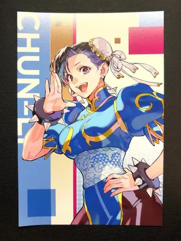 캡콤 스토어 특전 엽서 스트리트 파이터 춘리