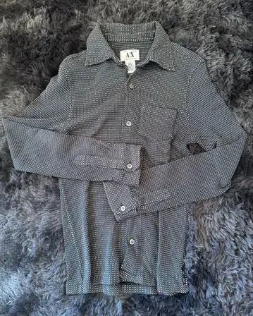 아르마니 익스체인지 긴팔 셔츠 ARMANI EXCHANGE 블랙 패턴