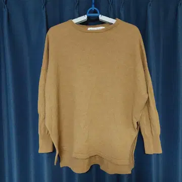 Veritecoeur 사이드 슬릿 풀오버 니트 캐시미어 혼방