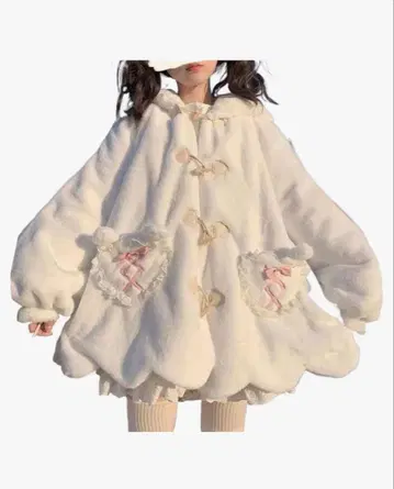 토끼 보아 블루종 지뢰 양산