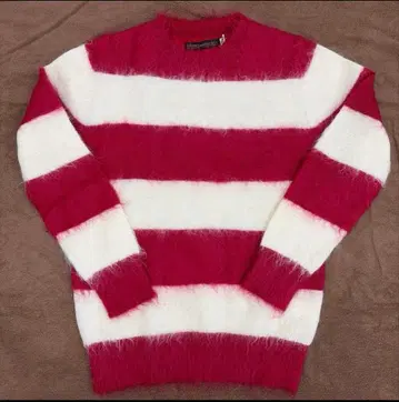 풀카운트 MOHAIR BORDER CREW SWEATER
