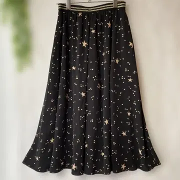 SONIA RYKIEL 소니아 리키엘 별달 플레어 스커트 블랙 M