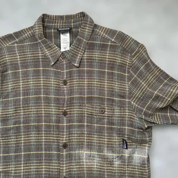 patagonia 파타고니아 반팔 체크 셔츠
