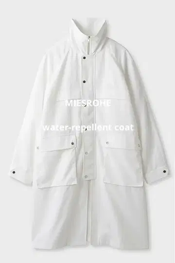 MIESROHE sustainable 발수 하이브리드 코트 새상품급