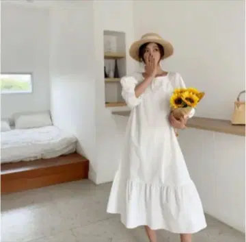 벌스데이 바쉬 페플럼 원피스