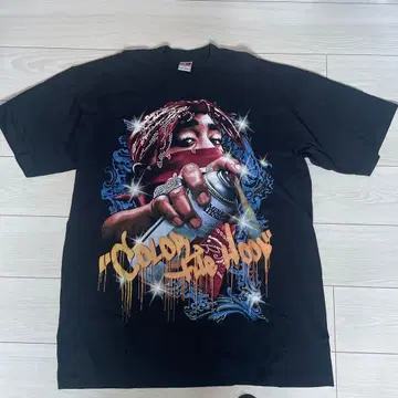 00년대 2pac Tupac 빈티지 랩 티셔츠 B-BOY