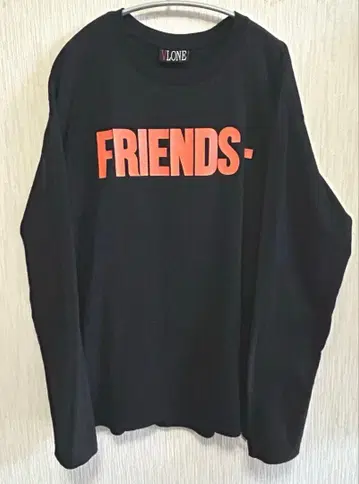 VLONE FRIENDS - 긴팔 티셔츠 블랙