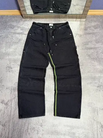 H2 헤론 프레스톤 x H&M 더블니 캔버스 워커 팬츠 한정품 완판