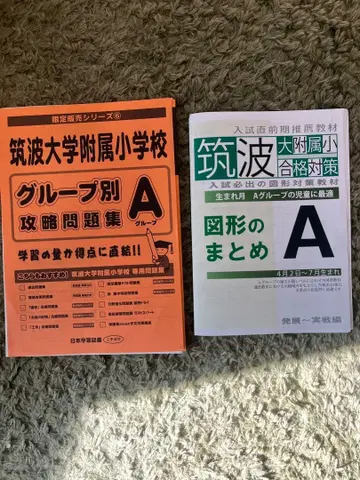 츠쿠바대학 부속 초등학교 대책 그룹 A 2권 세트