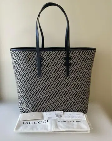 가격 인하! 이아쿠치 모노그랑마 L 자카드 토트 새상품급