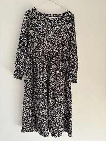 ichi 꽃무늬 개더 원피스