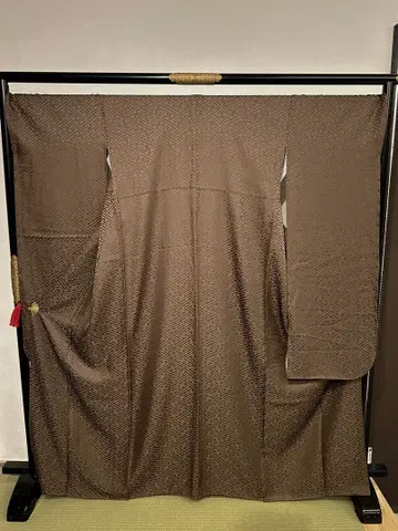 후리소데 브라운 무지 사야가타 지몬