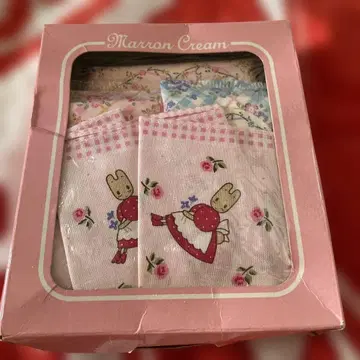 헤이세이 산리오 마론 크림 손수건 세트 1997