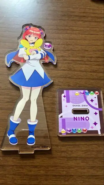 5등분의 신부 푸요푸요 TSUTAYA 아크릴 스탠드 피규어 나카노 니노