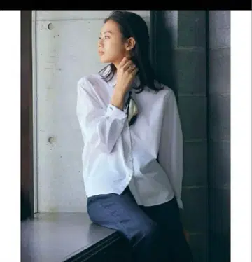 보타이 부착 메시 셰이팅 셔츠 쿠미쿄쿠 KUMIKYOKU